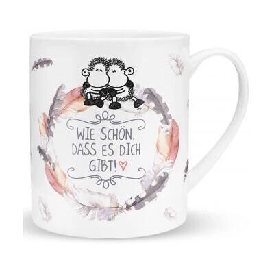 Taza XL Sheepworld Negro, Gris, Rosa, Blanco - Taza Taza XL Sheepworld Negro, Gris, Rosa, Blanco - Taza