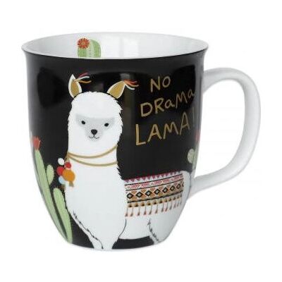 Sheepworld Lama Mugg Svart, Grön, Grå, Röd, Vit - Mugg Sheepworld Lama Mugg Svart, Grön, Grå, Röd, Vit - Mugg