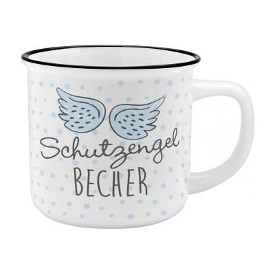 GRUSS & CO Taza - Ángel Guardián, Porcelana de Hueso, 35cl - Taza GRUSS & CO Taza - Ángel Guardián, Porcelana de Hueso, 35cl - Taza