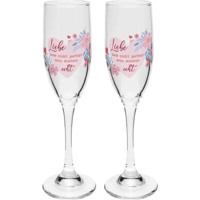 Set di flute di champagne Sheepworld Motiv ECHT Set di flute di champagne Sheepworld Motiv ECHT