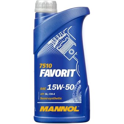 MANNOL 1L 15W50 Μηχανέλαιο - Βενζινοκινητήρας MANNOL 1L 15W50 Μηχανέλαιο - Βενζινοκινητήρας