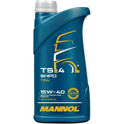 MANNOL 7104 TS-4 SHPD 15W-40 Motoröl - Schwerlast MANNOL 7104 TS-4 SHPD 15W-40 Motoröl - Schwerlast