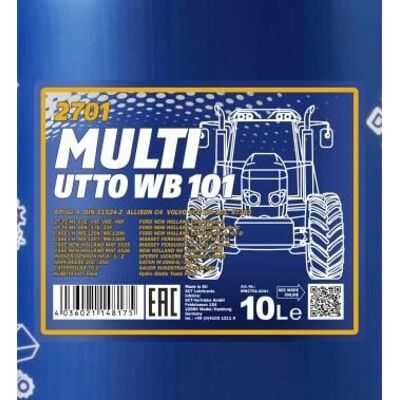 MANNOL WB 101 Uniwersalny olej przekładniowy do traktorów - 10L MANNOL WB 101 Uniwersalny olej przekładniowy do traktorów - 10L