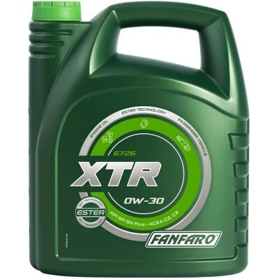 Λιπαντικό κινητήρα Fanfaro XTR 0W-30 - Κατάλληλο για Peugeot, Citroën, Ford, VW, Mercedes-Benz Λιπαντικό κινητήρα Fanfaro XTR 0W-30 - Κατάλληλο για Peugeot, Citroën, Ford, VW, Mercedes-Benz
