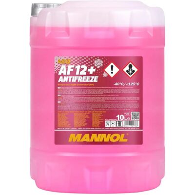 MANNOL AF12+ G12+ Rot Rot -40°C Langzeitkühlmittel MANNOL AF12+ G12+ Rot Rot -40°C Langzeitkühlmittel