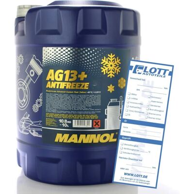 MANNOL Mannol Anticongelante - G13 Amarillo 10L MANNOL Mannol Anticongelante - G13 Amarillo 10L