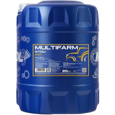 Λίτρο υδραυλικού λαδιού MANNOL 20L - Multifarm STOU 10W-30 - API SF/CF/CG-4 Λίτρο υδραυλικού λαδιού MANNOL 20L - Multifarm STOU 10W-30 - API SF/CF/CG-4