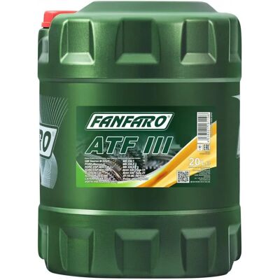 Λάδι αυτόματου κιβωτίου FANFARO FF8603-20 - Κόκκινο - Τύπος: ATF III Λάδι αυτόματου κιβωτίου FANFARO FF8603-20 - Κόκκινο - Τύπος: ATF III