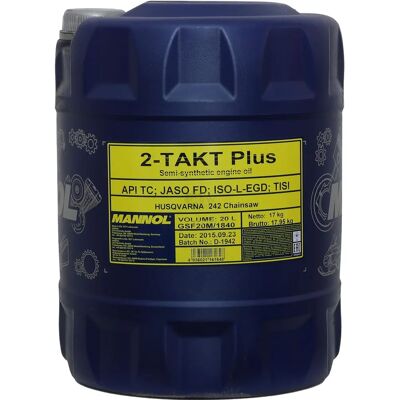 Λάδι δύο-φάσεων MANNOL 20L για αλυσοπρίονα Λάδι δύο-φάσεων MANNOL 20L για αλυσοπρίονα