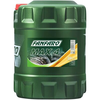 FANFARO MAX 4 FF8701-20 Olej przekładniowy - Ciężka praca FANFARO MAX 4 FF8701-20 Olej przekładniowy - Ciężka praca