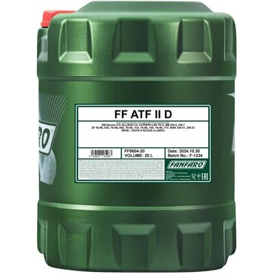 Fanfaro ATF II D (DEXRON 2) Αυτόματο λάδι μετάδοσης - 20L Fanfaro ATF II D (DEXRON 2) Αυτόματο λάδι μετάδοσης - 20L