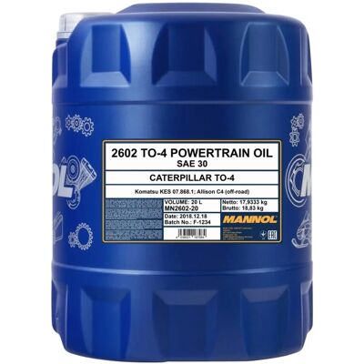 MANNOL MN2602-20 Váltóolaj - SAE 30W - 20L - Váltóolaj MANNOL MN2602-20 Váltóolaj - SAE 30W - 20L - Váltóolaj