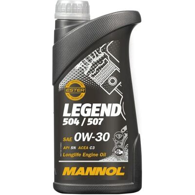 MANNOL - Huile Moteur Legend 504/507 0w30 - Compatibilité Véhicules - Publicité MANNOL - Huile Moteur Legend 504/507 0w30 - Compatibilité Véhicules - Publicité