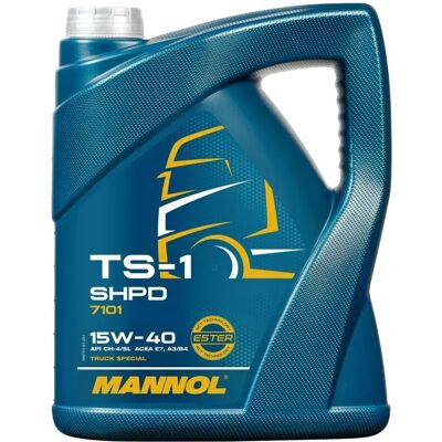 Βασικό λάδι Mannol MN7101-5 - 15W-40 για Mercedes-Benz, Volvo, Mitsubishi Βασικό λάδι Mannol MN7101-5 - 15W-40 για Mercedes-Benz, Volvo, Mitsubishi