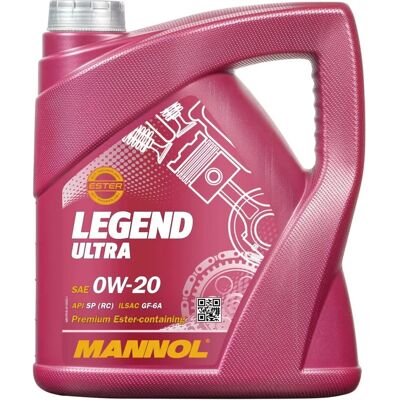Mannol Mannol Legend Ultra 0W-20 - Motorolie Mannol Mannol Legend Ultra 0W-20 - Motorolie