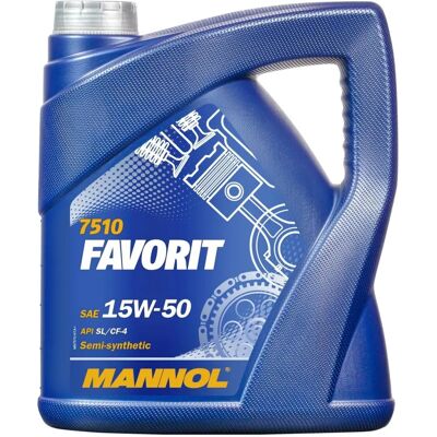 Έλαιο κινητήρα Mannol Favorit 15W-50 - Έλαιο κινητήρα Έλαιο κινητήρα Mannol Favorit 15W-50 - Έλαιο κινητήρα