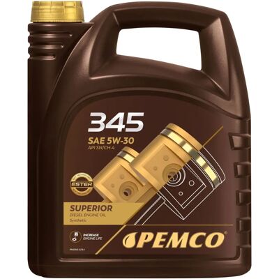 Pemco iDRIVE 345 5W-30 Synthetische motorolie - Motorolie Pemco iDRIVE 345 5W-30 Synthetische motorolie - Motorolie