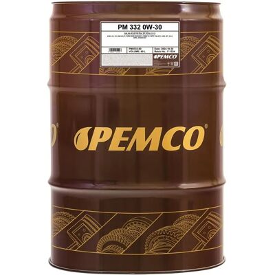 Pemco 332 0W-30 Motorolie - Viscositeit SAE 0W-30 voor VW, Renault, Peugeot, Audi, Mercedes-Benz Pemco 332 0W-30 Motorolie - Viscositeit SAE 0W-30 voor VW, Renault, Peugeot, Audi, Mercedes-Benz