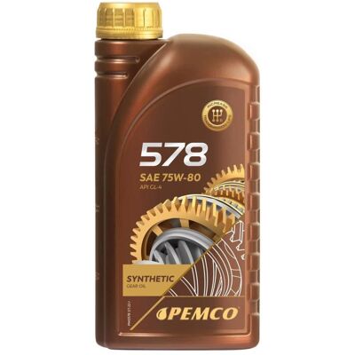 Huile de boîte Pemco 1L - SAE 75W-80 pour transmissions manuelles - Publicité Huile de boîte Pemco 1L - SAE 75W-80 pour transmissions manuelles - Publicité