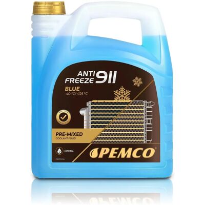 PEMCO Μπλε Ψυκτικό VW/Audi/Mercedes-Benz - 5L PEMCO Μπλε Ψυκτικό VW/Audi/Mercedes-Benz - 5L