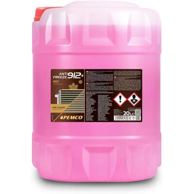 MANNOL 20L Αντιψυκτικό Pemco 912+ -40°C Ροζ/Κόκκινο MANNOL 20L Αντιψυκτικό Pemco 912+ -40°C Ροζ/Κόκκινο