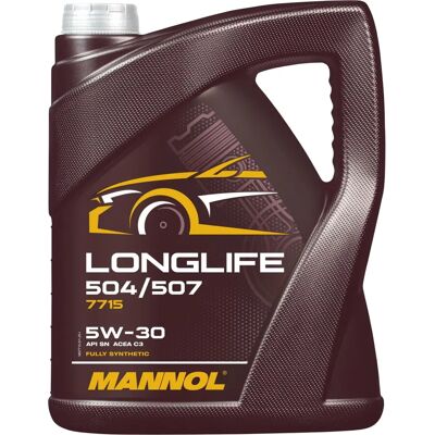 Mannol Mannol 5L Πλήρους Συνθετικό Μηχανέλαιο Longlife 504/507 - Λάδι Κινητήρα Mannol Mannol 5L Πλήρους Συνθετικό Μηχανέλαιο Longlife 504/507 - Λάδι Κινητήρα