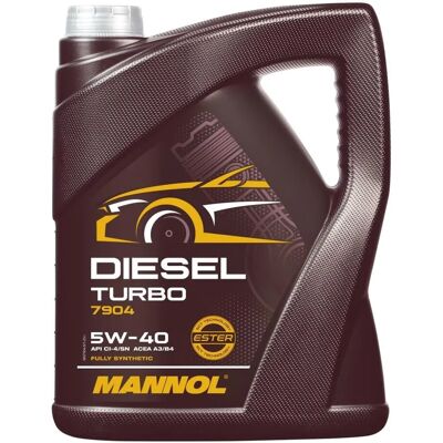 Mannol Diesel Turbo 5W-40 5I Λιπαντικό κινητήρα - Turbo Diesel SAE 5W-40 Mannol Diesel Turbo 5W-40 5I Λιπαντικό κινητήρα - Turbo Diesel SAE 5W-40