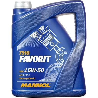 Mannol Favorit 15W-50 Engine Oil Mannol Favorit 15W-50 Engine Oil