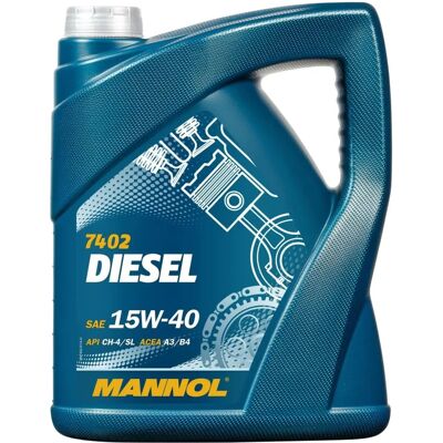 Mannol 15W-40 Moottoriöljy - Diesel, VW, Mercedes-Benz, 5L Mannol 15W-40 Moottoriöljy - Diesel, VW, Mercedes-Benz, 5L