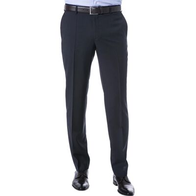 Roy Robson Blauwe Wollen Broek - Regular Fit Roy Robson Blauwe Wollen Broek - Regular Fit