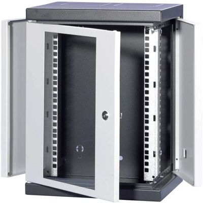 Schroff EPCASE 10 - 8 HE Rack Server Gehäuse mit Glastür Schroff EPCASE 10 - 8 HE Rack Server Gehäuse mit Glastür