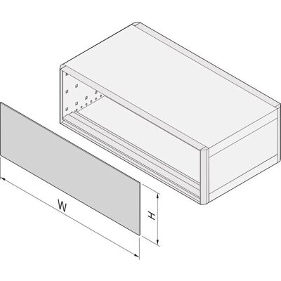 nVent SCHROFF 24572606 EMC Vorderplatte - Serverschrank Zubehör nVent SCHROFF 24572606 EMC Vorderplatte - Serverschrank Zubehör