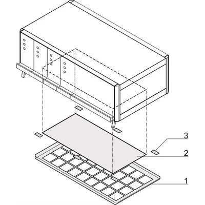 Filtre à air de rechange Schroff Ratiopacpro 84TE - Accessoires pour armoires serveurs - Publicité Filtre à air de rechange Schroff Ratiopacpro 84TE - Accessoires pour armoires serveurs - Publicité