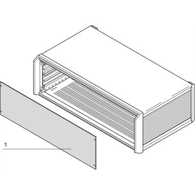 Schroff 20850158 Unshielded Frontpanel - Serverschrank Zubehör Schroff 20850158 Unshielded Frontpanel - Serverschrank Zubehör