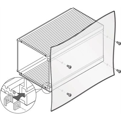 nVent SCHROFF M3 Quadratische Mutter - 19-Zoll Montage - 100 st nVent SCHROFF M3 Quadratische Mutter - 19-Zoll Montage - 100 st