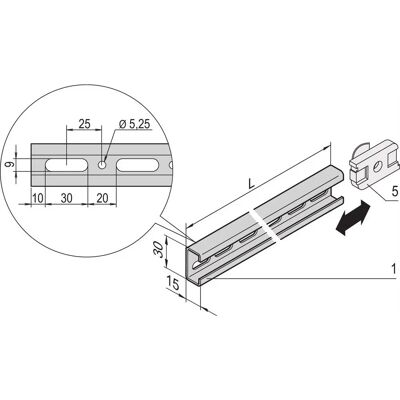 nVent SCHROFF 22114457 Rack-Schiene - Für 800D-Schaltschränke nVent SCHROFF 22114457 Rack-Schiene - Für 800D-Schaltschränke