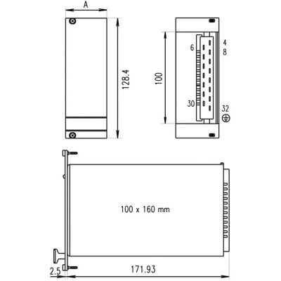 nVent SCHROFF 21005475 Frontplatte - für PSK Stromversorgung nVent SCHROFF 21005475 Frontplatte - für PSK Stromversorgung