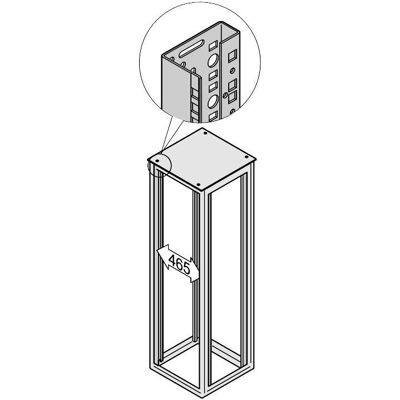 Schroff - VARISTAR 19 Winkelprofile - Grau - Rack accessory Schroff - VARISTAR 19 Winkelprofile - Grau - Rack accessory