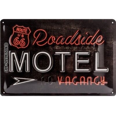 Nostalgic Art - 4036113222165 - Route 66 - Plaque décorative - Publicité Nostalgic Art - 4036113222165 - Route 66 - Plaque décorative - Publicité