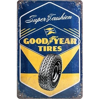 Nostalgic Art Goodyear Sign - Vintage Car Decor - 20x30cm Nostalgic Art Goodyear Sign - Vintage Car Decor - 20x30cm