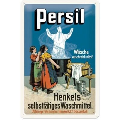 Nostalgic Art Persil Wäsche indoor decorative plaque/sign - Vintage design, Metal, Multicolour -decorative plaque/sign Nostalgic Art Persil Wäsche indoor decorative plaque/sign - Vintage design, Metal, Multicolour -decorative plaque/sign