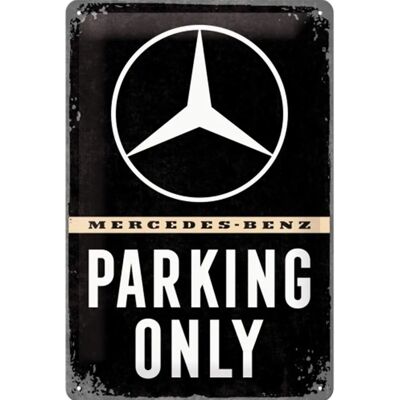 Pancarte vintage en relief Mercedes-Benz - 20x30cm Pancarte vintage en relief Mercedes-Benz - 20x30cm