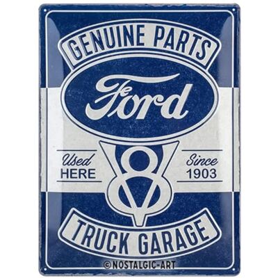 Grande panneau Ford - Garage V8 - Panneau Grande panneau Ford - Garage V8 - Panneau