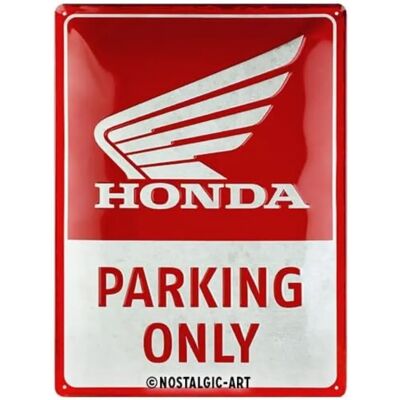 NOSTALGIC ART Plaque en métal Honda stationnement - Type de produit NOSTALGIC ART Plaque en métal Honda stationnement - Type de produit