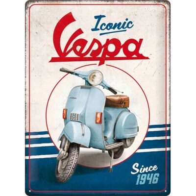 Nostalgic Art Duża Tablica Vespa - Vintage Dekoracja - 30x40cm Nostalgic Art Duża Tablica Vespa - Vintage Dekoracja - 30x40cm