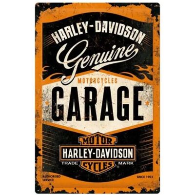 Harley-Davidson Gouden Motorcycles Garage Metalen Bord - Binnen Decoratie Harley-Davidson Gouden Motorcycles Garage Metalen Bord - Binnen Decoratie
