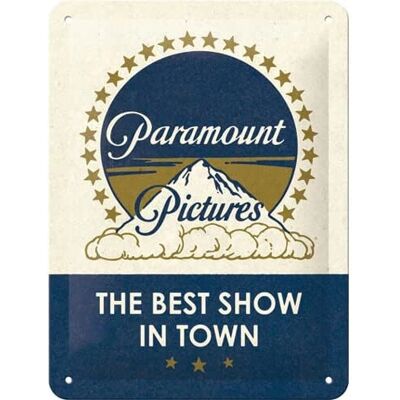 Nostalgic Art Paramount Pictures plaque en métal intérieur décoratif Multicolore - Signal métallique rétro 15 x 20 cm - Licence officielle Paramount - Fabriqué en Allemagne - Design vintage Nostalgic Art Paramount Pictures plaque en métal intérieur décoratif Multicolore - Signal métallique rétro 15 x 20 cm - Licence officielle Paramount - Fabriqué en Allemagne - Design vintage
