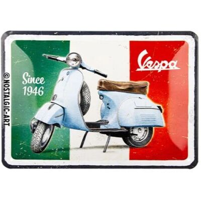 Nostalgic Art Panneau en métal Vespa vintage - Décor Nostalgic Art Panneau en métal Vespa vintage - Décor