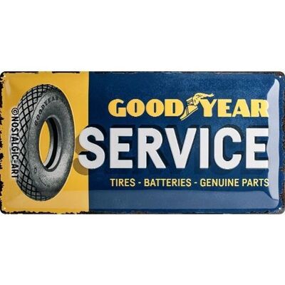 Nostalgic Art Metalowa Tablica Serwisowa Goodyear 50x25cm - Tablica Nostalgic Art Metalowa Tablica Serwisowa Goodyear 50x25cm - Tablica
