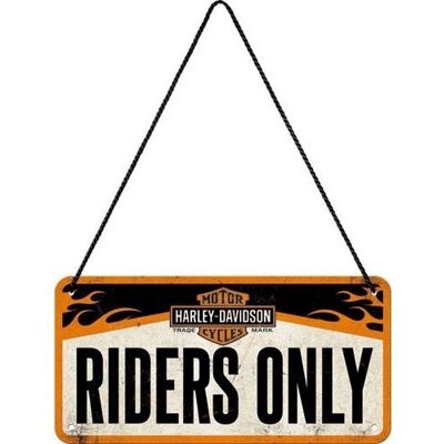 Nostalgic Art Harley-Davidson Hängeschild - Nur für Fahrer - Dekor Nostalgic Art Harley-Davidson Hängeschild - Nur für Fahrer - Dekor